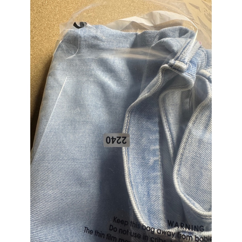 Mother The Tripper Ankle Fray Jeans Big Hair Don't Care Light Wash Blue Size 26 - Picture 10 of 10